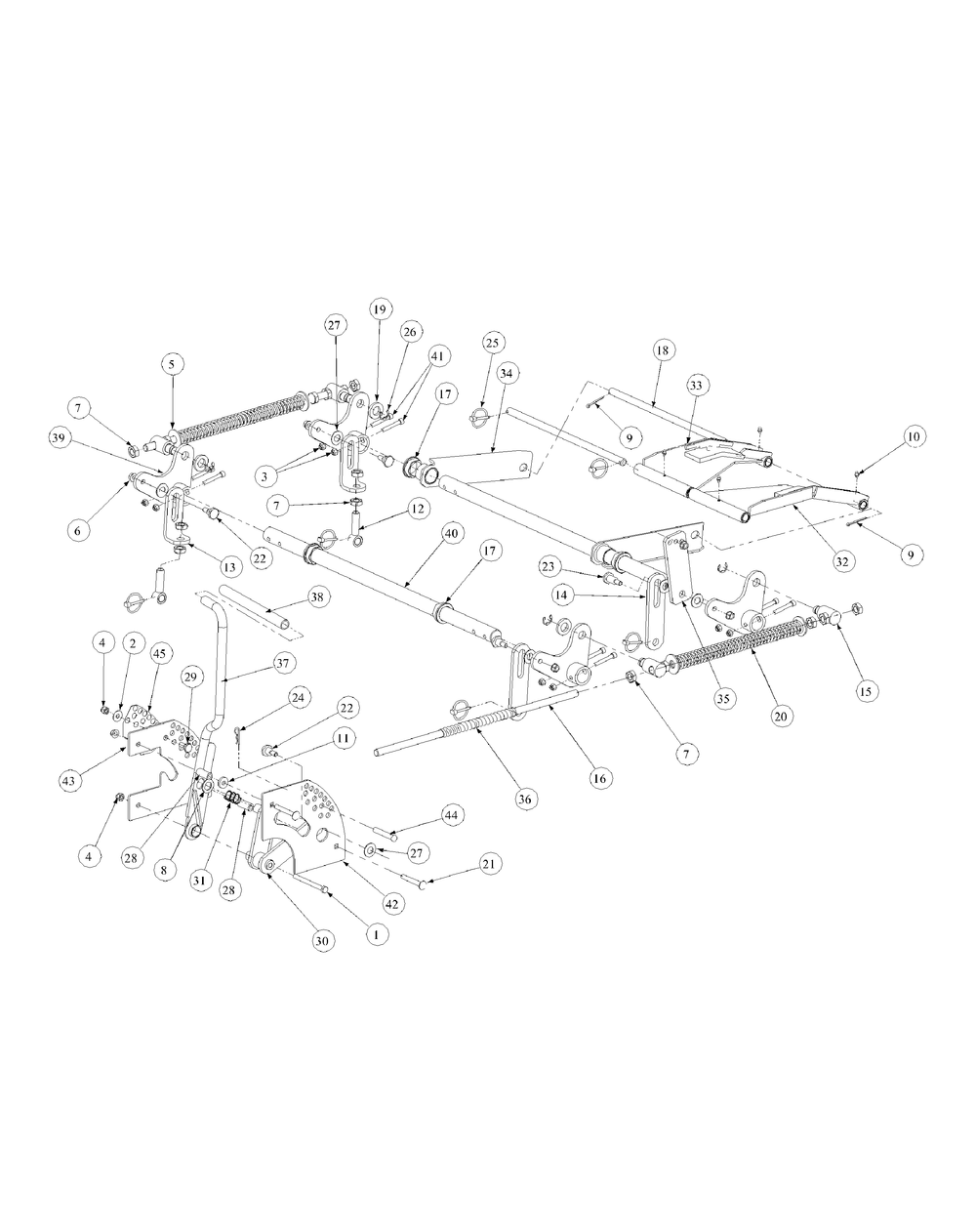 Lift Assembly (Nov.2003 And Prior) Diagram and Parts List for M60-KW 53AB5D8X750-25-HP Cub Cadet Lawn Tractor